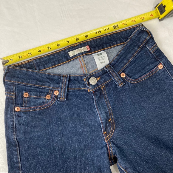 Levi’s 545 Blue Denim “Low & Skinny” Sz 6 - Picture 2 of 10